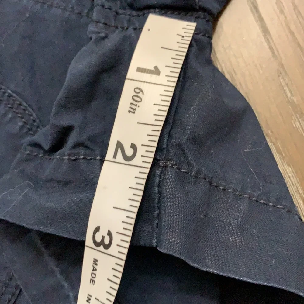 Old Navy 3” navy cotton shorts Size 10